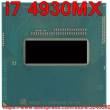 lntel Core i7 4930mx SR15M Процессор(8 м Кэш/3,0 ГГц-3,9 ГГц/Quad- ядро) i7-4930mx ноутбук процессор