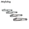 5 PCS Minfishing Brand Sea Fishing Snap Stainless Steel Fishing Swivels Fishing Lure Pin Connector Fishing Accessories ► Photo 3/5