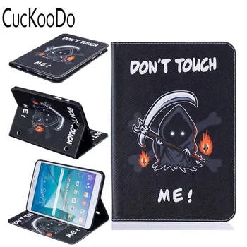 

CucKooDo Colorful Paint PU Leather Case[Auto Sleep/Wake Feature] Cover for Samsung Galaxy Tab S2 8.0 inch SM-T715 T710