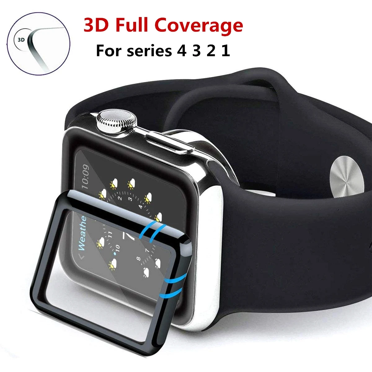 Протектор экрана Yolovie для Apple Watch 38 мм 42 закаленное стекло iWatch серии 4 3 2 1 HD