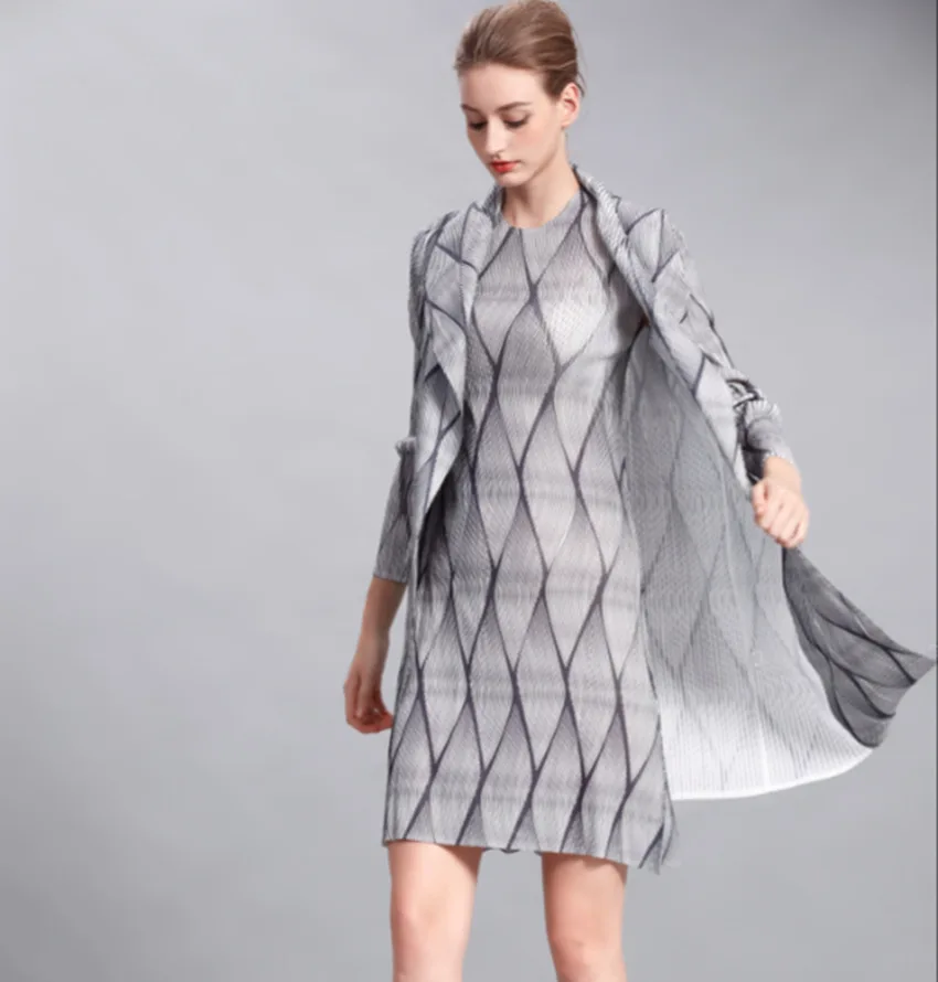 

Fall New Style Fashionable Long Sleeved Office Lady Slim Solid colour Coat Women