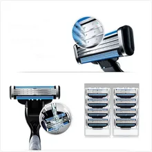8pcs / Lot High Quality MachLieds Razor Blades for Men 3 Layers Razor Blade Compatible Blade for Gillettee Mache 3 Machine 8pcs / Lot High Quality MachLieds Razor Blades for Men 3 Layers Razor Blade Compatible Blade for Gillettee Mache 3 Machine