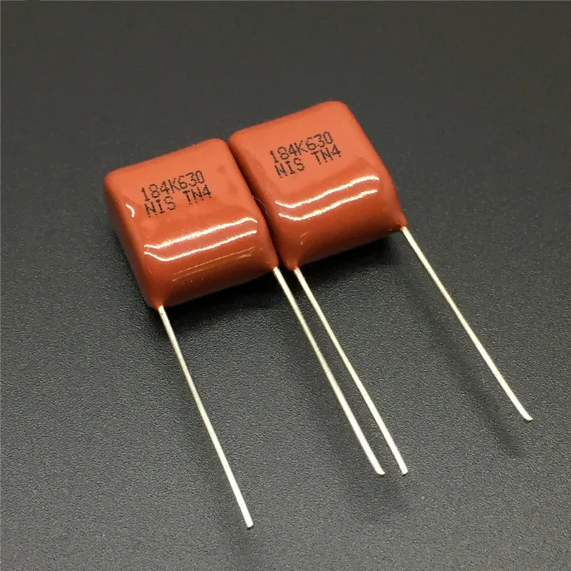 10 шт./100 шт. японский конденсатор NISSEI CBB MMX 630V 184 K 10% 0 18 мкФ 180nF шаг = мм