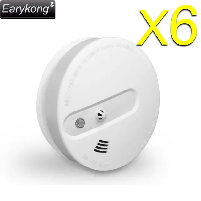 433MHz Wireless Smoke & Heat Alarm, High Temperature Detector, Fire