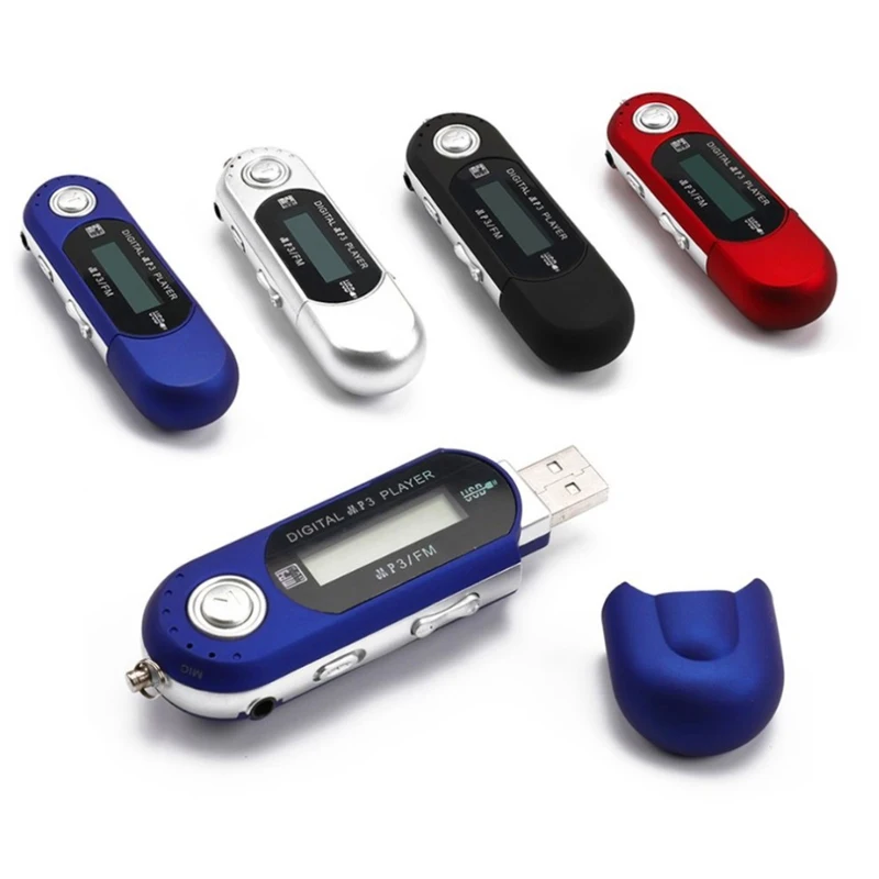 DPRUI Портативный мини MP3 музыкальный плеер USB Flash Цифровой ЖК дисплей Экран