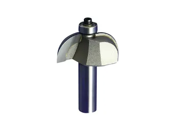 

1Pc 360 degree High Quality Cove Bit Flush Trim Bit with Bearing Engraving Router Mill Cutter DJ-Px1-4x1-2