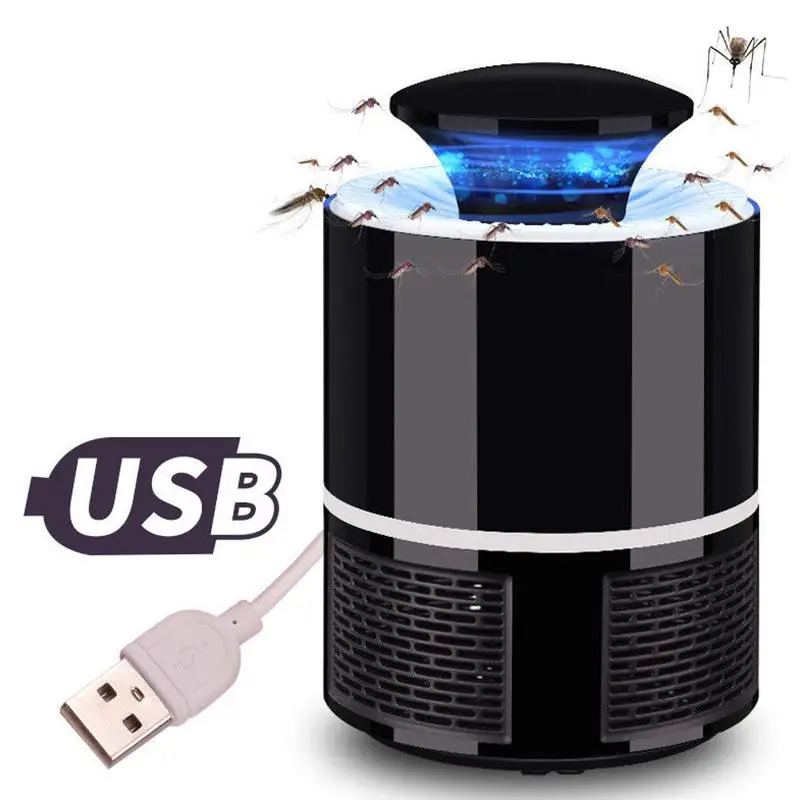 

USB Electronics Mosquito Killer Trap Moth Fly Wasp LED Night Light Lamp Bug Insect Lights Killing Pest Zapper Repeller 110V/220V