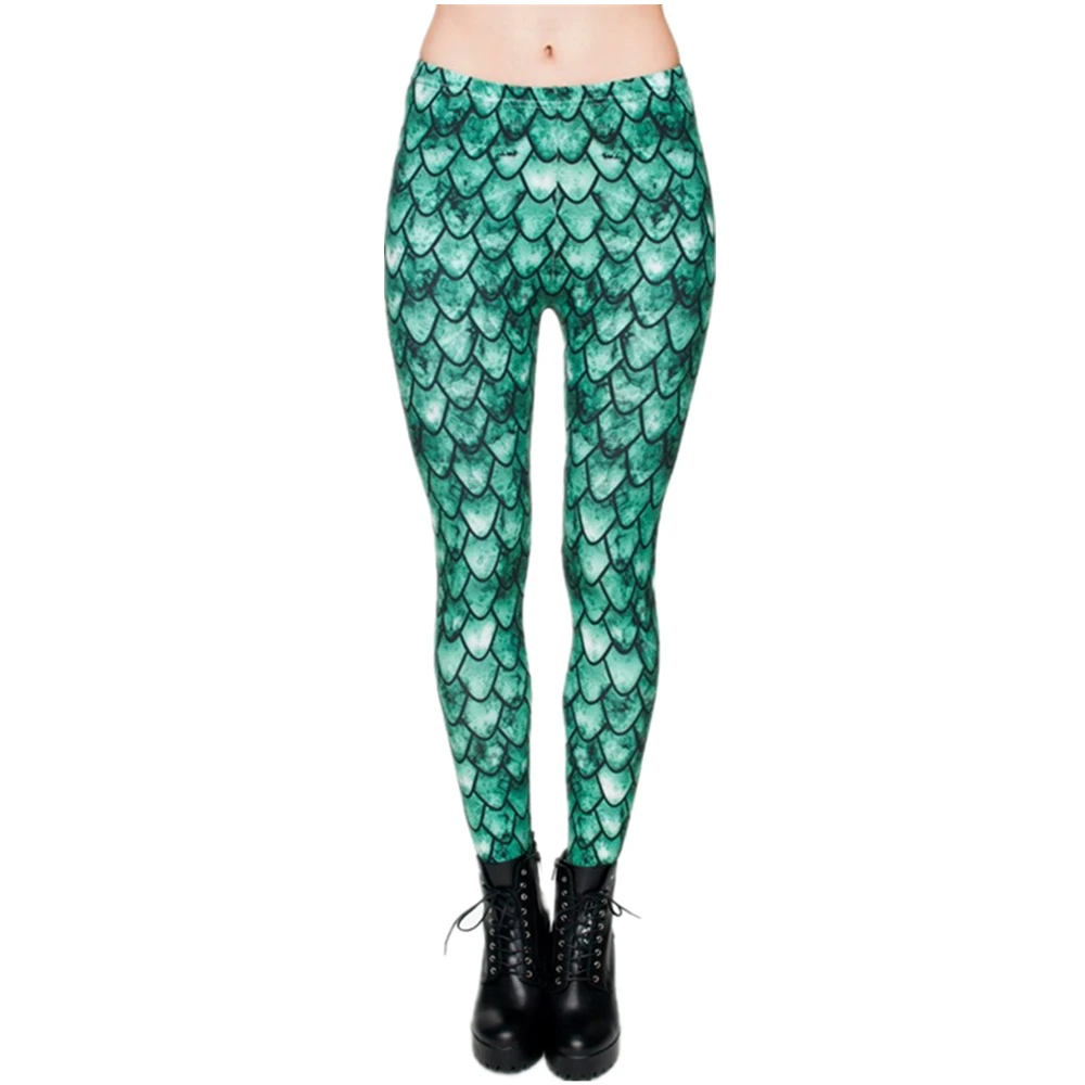 

New 3D Printing Dragon Green Winter Women Leggings Causal Soft jeggings Tayt Fitness Legging Sexy Leggins Fashion Legins girls