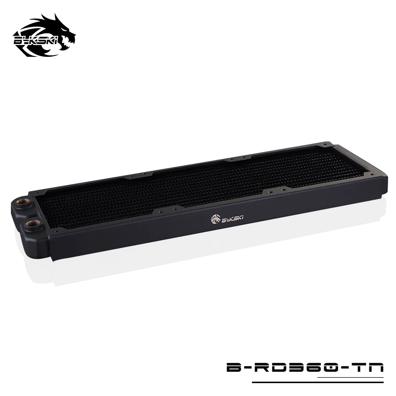 

BYKSKI 28mm Thick Copper 360mm Single Row of Radiator Computer Water Cooling Liquid Heat Exchanger use for 12cm Fans B-RD360-TN