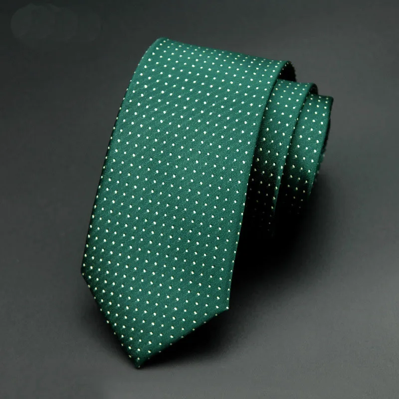 Mantieqingway, 6 см, 1200 иглы, мужские галстуки, мужские галстуки в горошек, Цветочные Галстуки, Corbatas Gravata, жаккардовый тонкий галстук, деловой зеленый галстук для мужчин - Цвет: 11