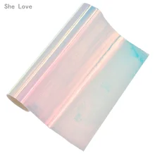 She Love A5 искусственная кожа Сделай Сам голографическая ткань для сумок одежды DIY материал ремесло изготовление аксессуаров