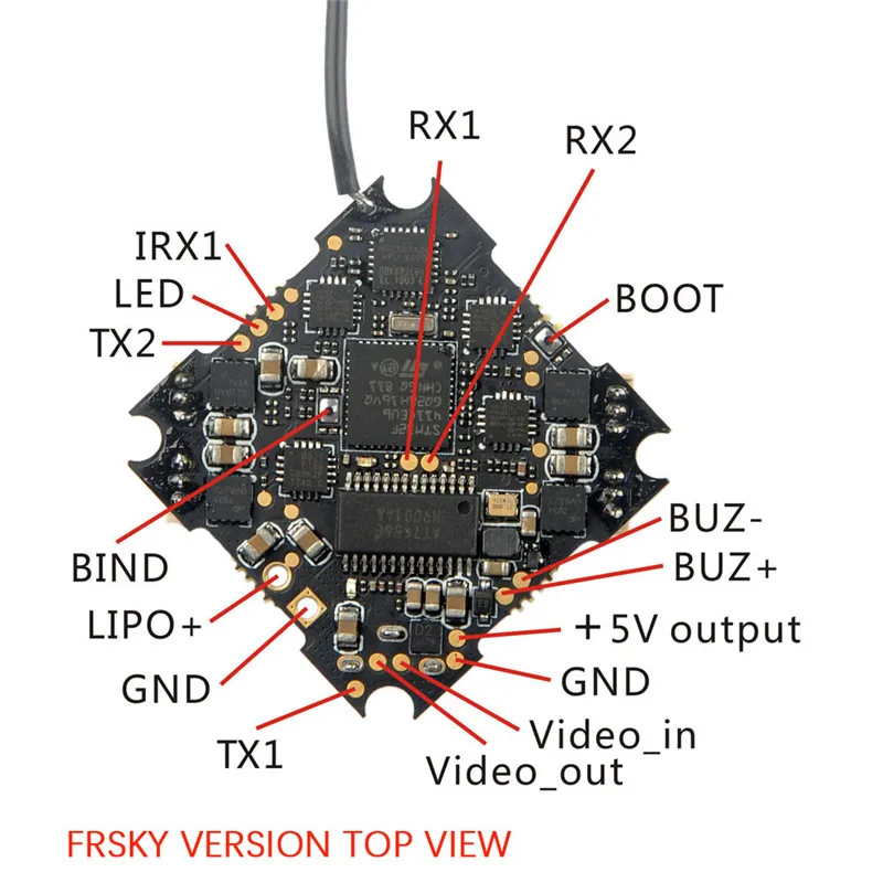 Controlador de Vôo Compatível para Cinecan Eachine Crazybee 10a 2-brushless Esc Receptor 4 4s k Corrida Drone Parte Spart f4 Pro V3.0 10 Peças e Acessórios
