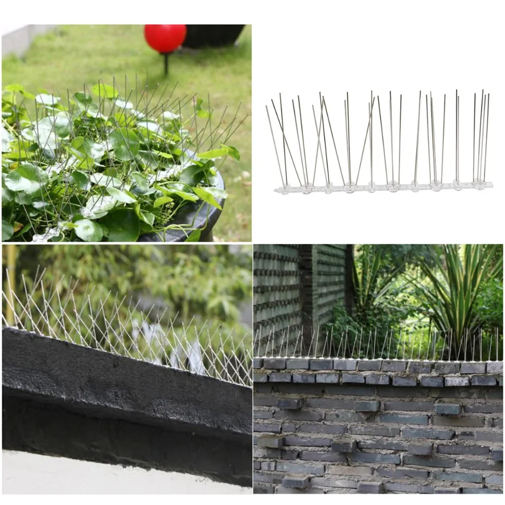 2.5M PC Plastic Bird and Pigeon Spikes Anti Bird Anti Pigeon Spike for Get Rid of Pigeons and Scare Birds 2.5M PC Plastic Bird and Pigeon Spikes Anti Bird Anti Pigeon Spike for Get Rid of Pigeons and Scare Birds