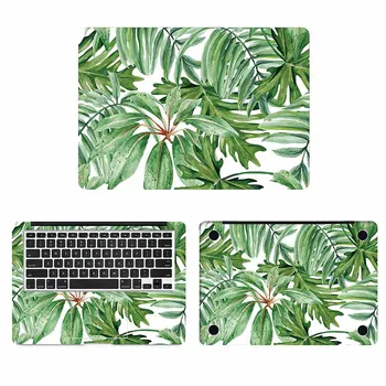 

Green Leaves Full Body Cover Skin for Macbook Sticker 13 Pro Air Retina 11 12 15 inch Mac Surface Book Protective Laptop Decal