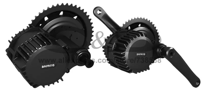 Best Bafang 36V 48V 500W 750W Ebike kit Electric bike conversion kit 8fun BBS02B Mid Motor kit Central Crank Drive C961 C965 P850 4