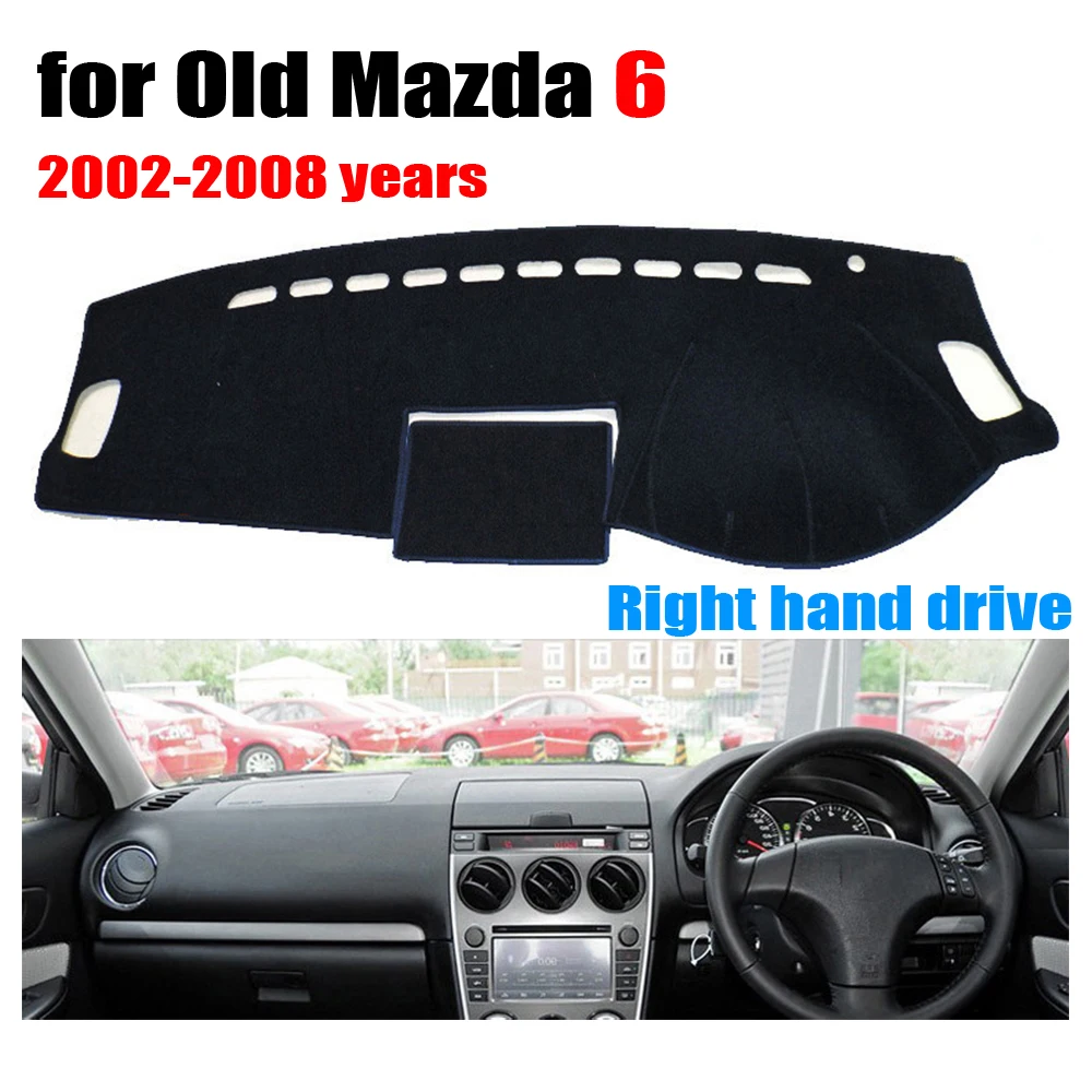Коврик для приборной панели автомобиля старой Mazda 6 2002-2008 лет правый руль коврик