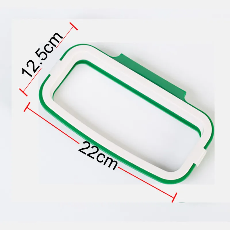

Creative Hanging Kitchen Portable Trash Rack Cupboard Cabinet Tailgate Stand Storage Garbage Bag Clip Holder
