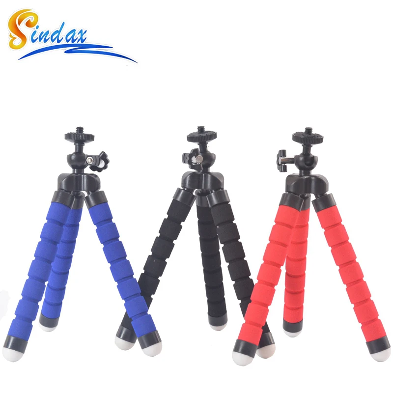 Мини Гибкий штатив камеры с горы адаптердля GoPro SJ4000 Xiaomi yi героя 4 3 + 3|tripod for|flexible camera