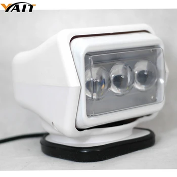 

Yait 1PCS 7Inch 360 degree Remote Control 4D Led Search Marine searchlight 60w spot Led searching Light for TRUCK SUV BOAT