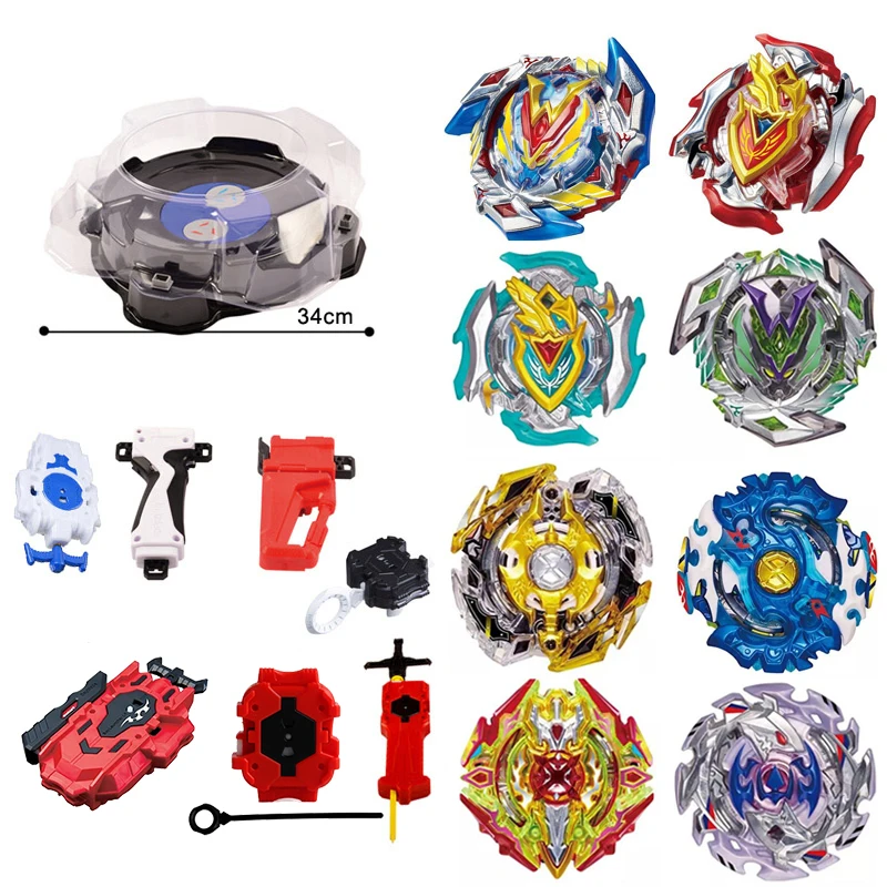 

Multicolor Set Beyblade Burst metal fusion arena Toys Arena Bursting Gyroscope Emitter Hobbies Bey Blade Top Toy For Children