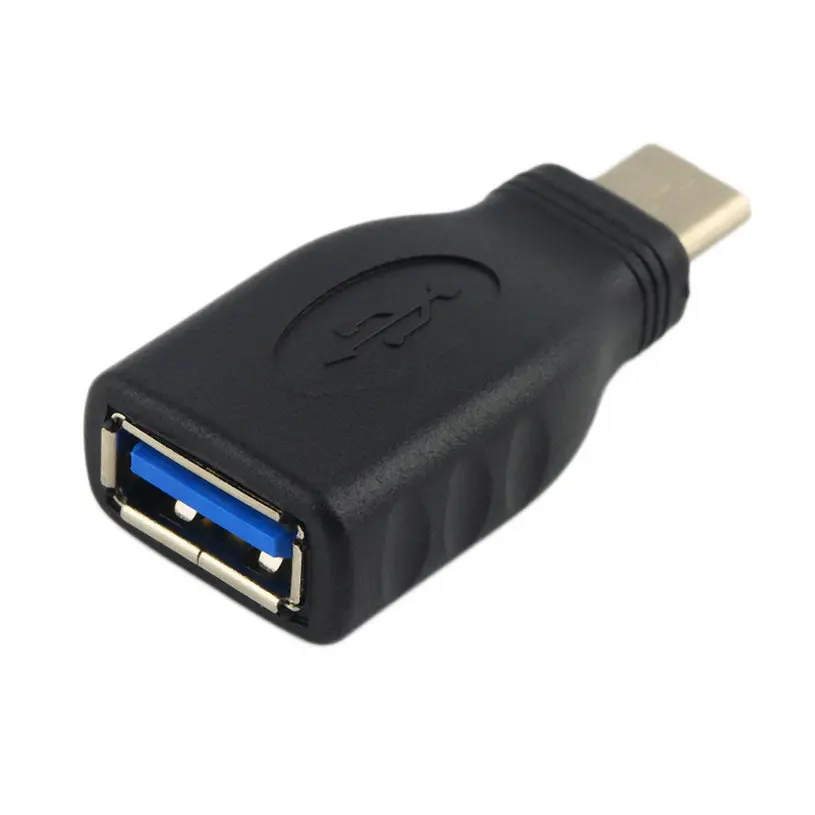 

USB 3.1 C Male to USB 3.0 A Female Adapter Converter USB Type C Black Cable Adapter for Audio Video Lighting