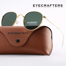 G15 портативные складные Складные солнцезащитные очки, поляризационные Мужские Женские Модные Ретро Винтажные Солнцезащитные очки, зеркальные очки для вождения 3532