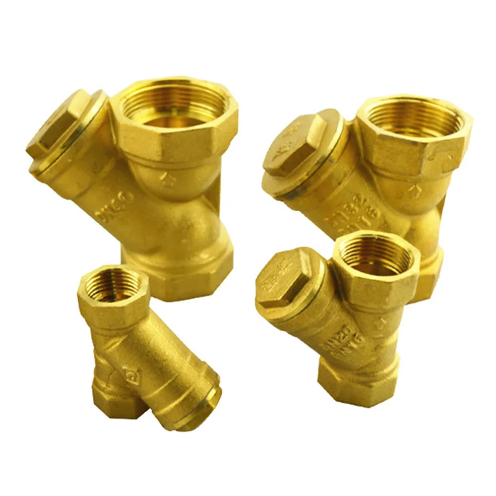 Bsp 11 13 Fêmea Inline y Fio de Filtro de Malha Válvula de Filtro de Latão