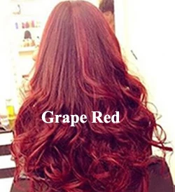 Mokeru натуральный коричневый цвет постоянный волос Цвет Шампунь устойчивая краска для волос окрашивающий шампунь для женщин профессиональная краска для волос - Цвет: Grape Red