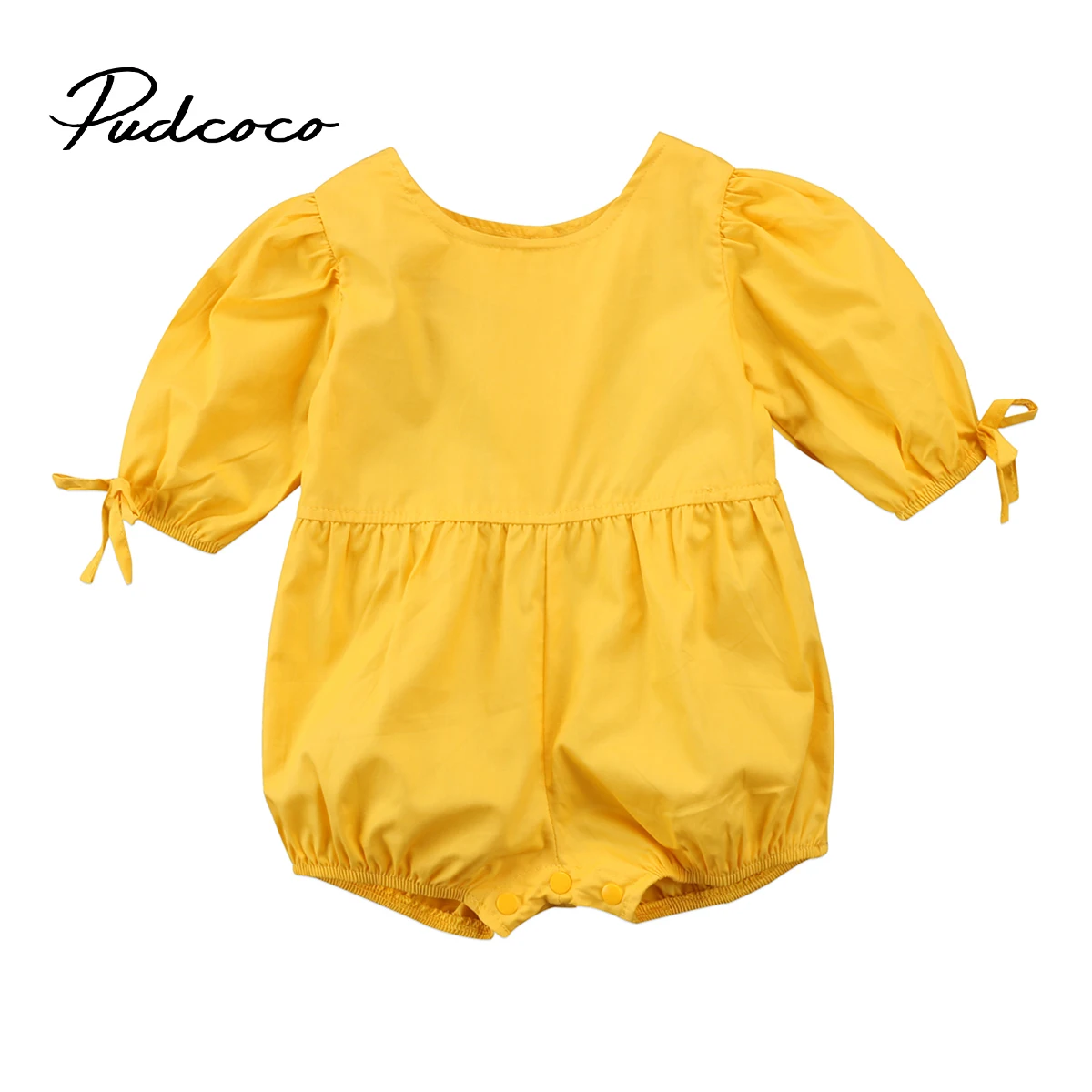 Christmas Newborn Baby Boy Girl Bodysuit Cute Infant Solid Color