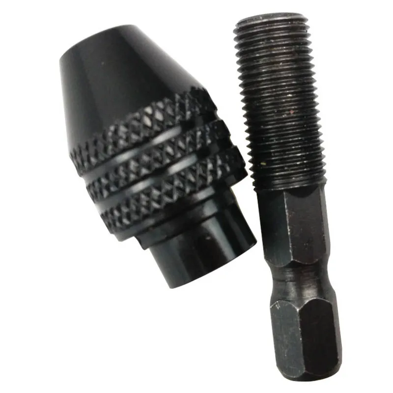 1PCS Hot Mini Snap In Hex Shank Keyless Electric Drill Chuck 53mm Driver Power Screwdriver