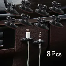 8 шт. автомобильная проводка наклейки в виде булавки для AUDI гибкие чехлы из термопластичного полиуретана(A4 A3 A6 C5 Q7 Q5 A1 A5 80 TT A8 Q3 A7 R8 RS B6 B7 B8 S3 S4 аксессуары