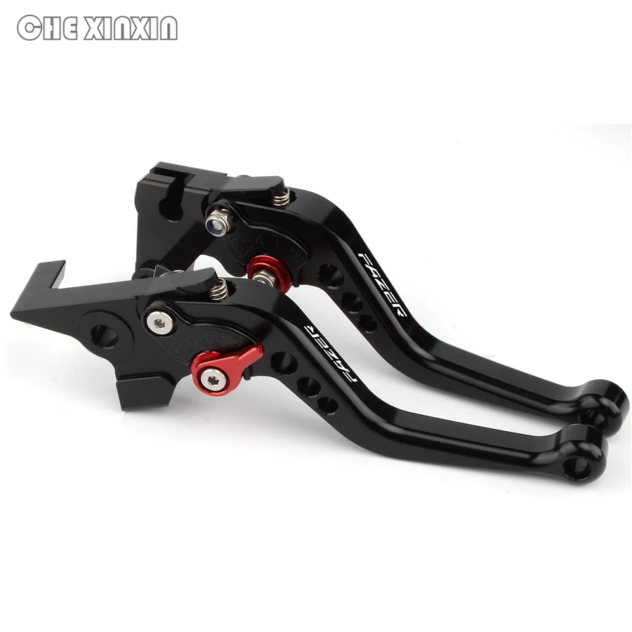 

For YAMAHA FZ1 FAZER 2006-2013 FZ6 FAZER 2004-2010 Motorcyle Parts Short CNC Adjustable Brake Clutch Levers with logo FAZER