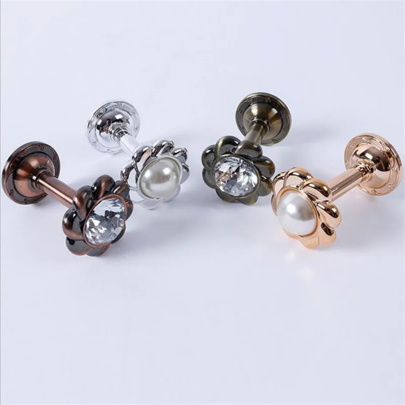 

2pcs European Diamond Plum design Curtain holder decorative wall hook organizer clothes hanger home decor curtain accessories