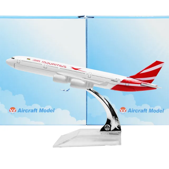 Air Mauritius Airbus 320 16cm Airplane Child Birthday Gift Plane Models Toys Free Shipping