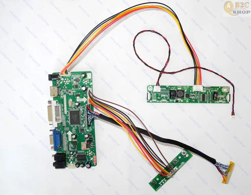 (HDMI + DVI VGA) комплект платы контроллера драйвера ЖК экрана для M240HW01 VB V.B