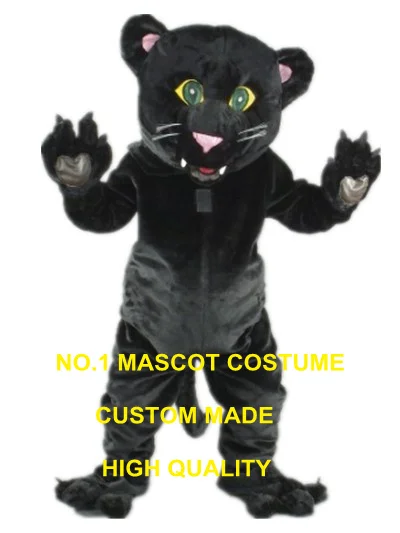 Black Panther Mascot Costume hot sale cartoon wild animal panther leopard wildcat theme anime cosplay costumes carnival 2963 |