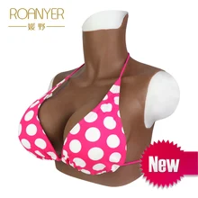 Roanyer crossdressing artificial silicone big breast forms shemale fake Boobs g Cup crossdresser pechos shemale transgender 2000g ff g cup large big silicone fake breast crossdresser boobs drop shipping wholsale