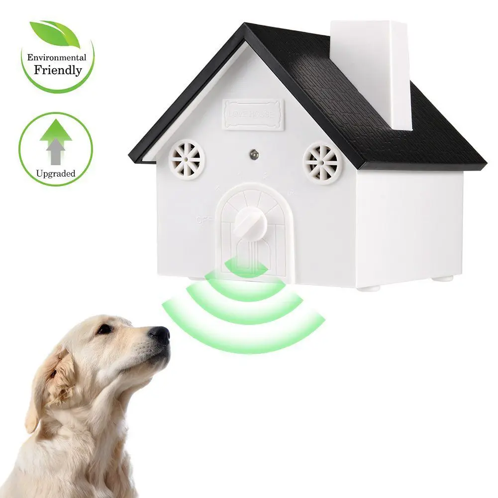 Антилай устройство управления DeviceBark с регулируемым ультра звуковым уровнем управления безопасно для маленьких средних и больших собак