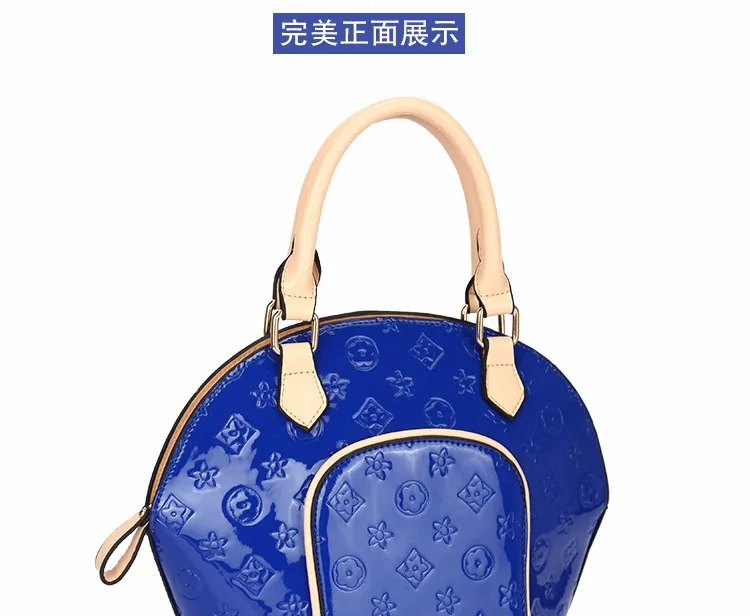 Summer Fashion Female Patent Leather Handbag Shell Women Tote Bags Party Luxury Crossbody Bag Lady Small Hand bags Candy Color 007