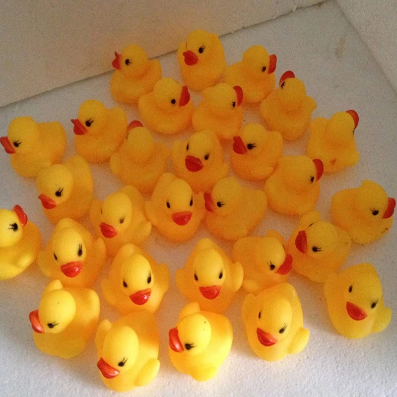 80pcs/set Wholesale Mini Bath Duck 