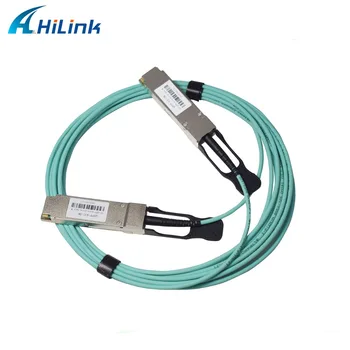 

2PCS& Free Shipping: HiLinkTech 40G QSFP-QSFP AOC Active Optical Cable 5M OM3 multimode fiber, 850nm