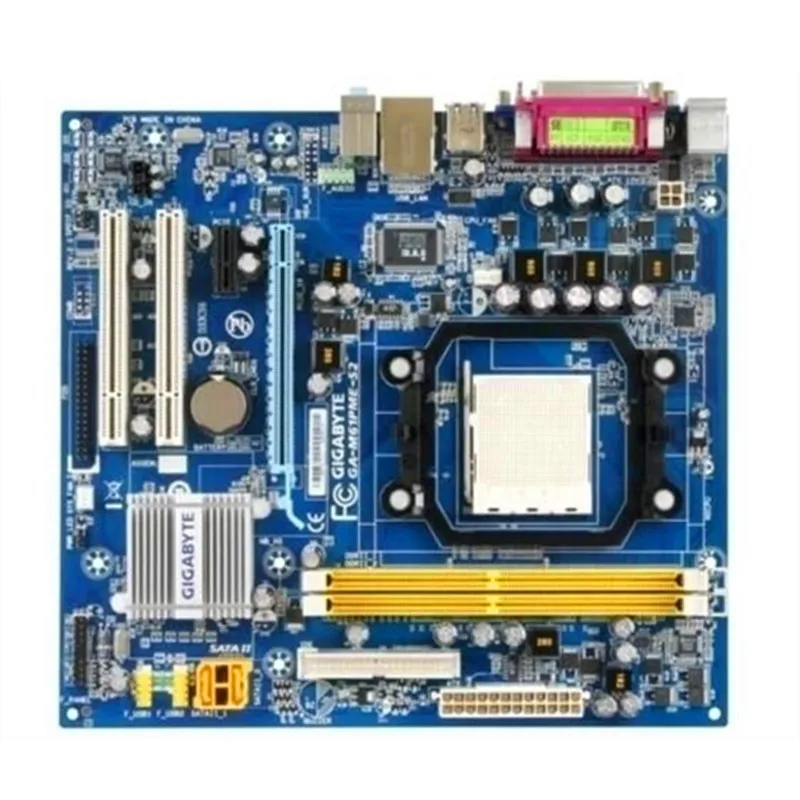 Оригинальная материнская плата для Gigabyte GA-M61PME-S2 Socket AM2 DDR2 USB2.0 SATA2 | Компьютеры и