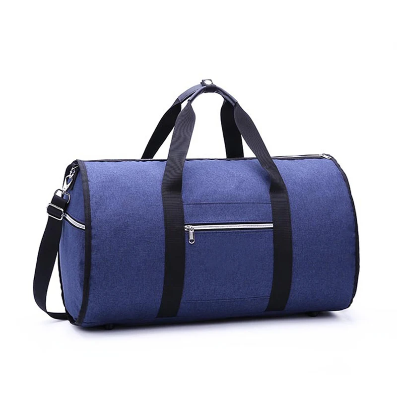 Модная оксфордская мужская дорожная сумка, универсальная Женская дорожная сумка, водонепроницаемая классная сумка на молнии для спортзала, сумки через плечо, сумка для багажа - Цвет: Синий