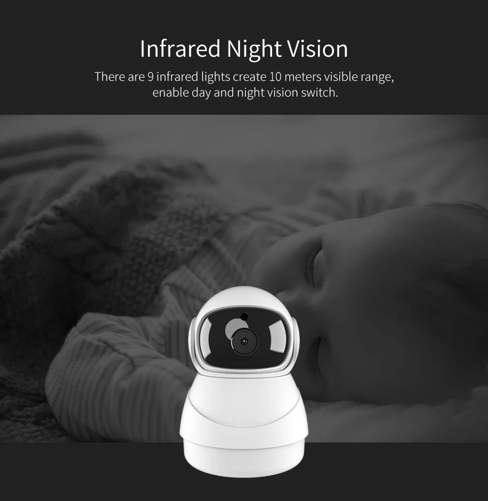 Meisort 1080 p 2.0mp ip wifi Беспроводная камера домашний панорамирование/наклон/зум Беспроводная ip-камера видеонаблюдения HD ночное видение облако