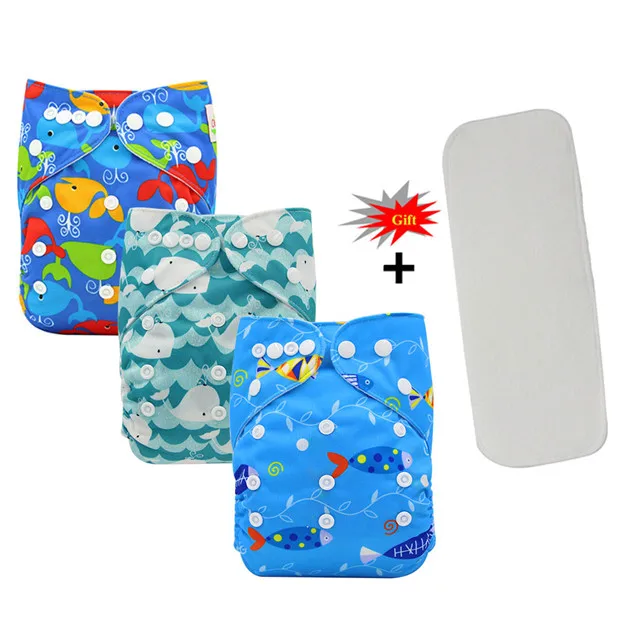 baby cloth diaper87 Ohbabyka/многоразовые подгузники для новорожденных, детские тканевые подгузники, тренировочные штаны для мальчиков, моющиеся детские подгузники с карманами+ вставка из микрофибры - Цвет: baby cloth diaper87