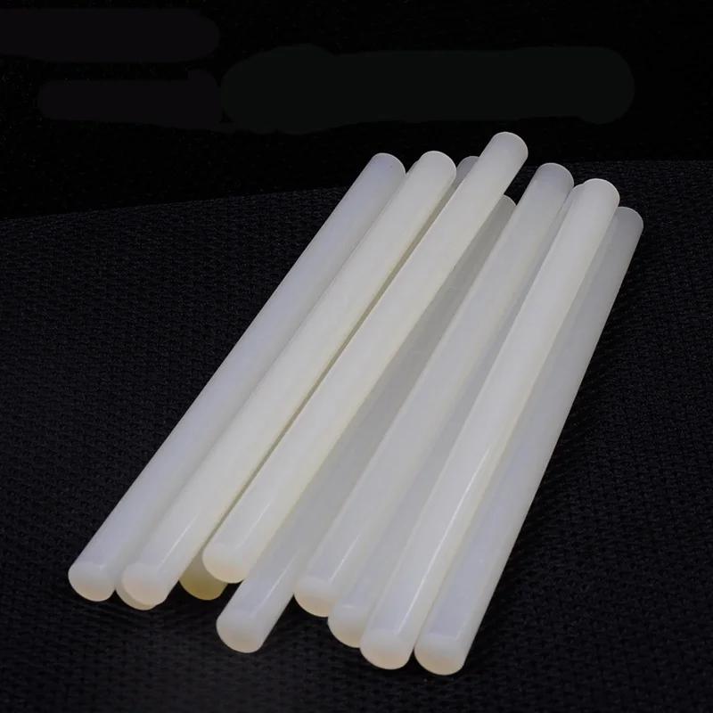 50pcs/lot 11mm X190mm Adhesive Craft Sticks Desinger Power Tool Non-Toxic Hot Melt Glue Sticks