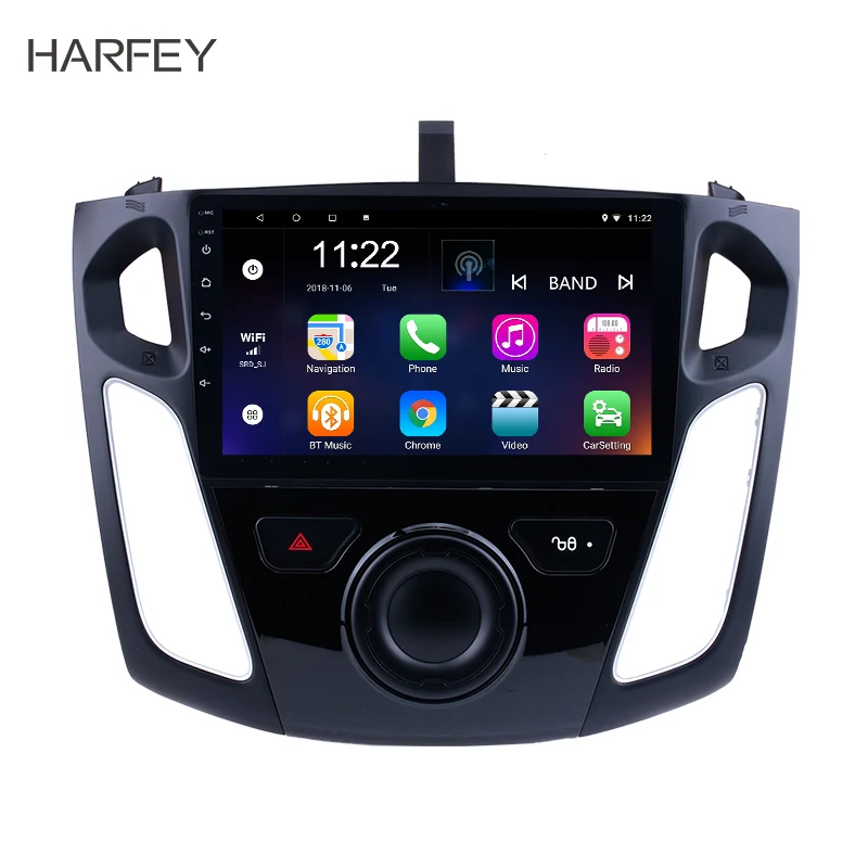 

Harfey 9 inch Android 9.0 car Multimedia Player Car Radio For 2011 2012-2015 Ford Focus Stereo Support Bluetooth WIFI USB OBD2