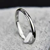 ZhenKeRou  Titanium Steel Rose Gold/Gold/Black  Anti-allergy Smooth Simple Wedding Couples Rings  for Man or Woman Gift ► Photo 3/5