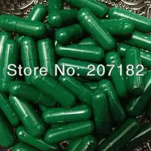 10000 шт./упак.) Размер 0# полная темно-зеленая пустая капсула, жесткая желатиновая капсула- разделенная и соединенная