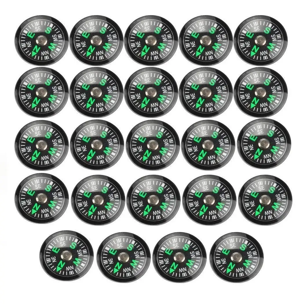 

Portable Mini Compass Accurate Handy Guider Hiking Black Made of durable plastic Camping Survival Compass